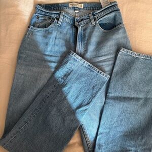 Abercrombie & Fitch Curve Love Ultra High Rise 90s Straight Jean